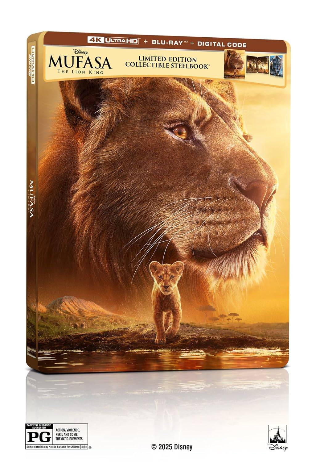 4K Steelbook Mufasa теперь доступен для предварительного заказа