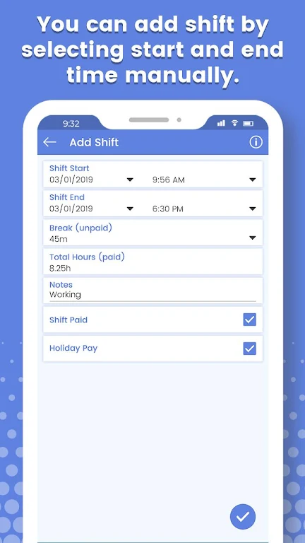 Work Log - Work Hours Tracking Captura de tela 0