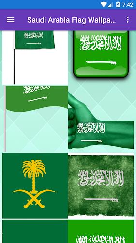 Schermata Saudi Arabia Flag Wallpaper: F 2