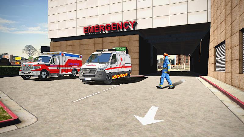 Hospital Driver Ambulance Game Ảnh chụp màn hình 3