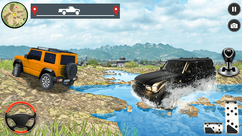 4x4 Turbo Jeep Racing Mania Captura de pantalla 1