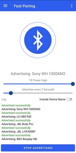 Bluetooth Le Spam Tangkapan skrin 0