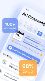 AU Citizenship Test 2024 Ảnh chụp màn hình 0