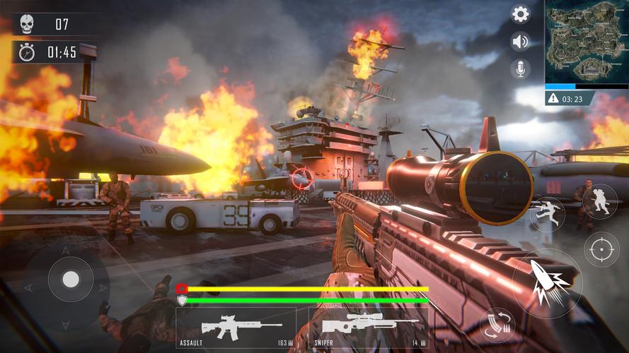 WarStrike FPS Offline Gun Game Capture d'écran 0