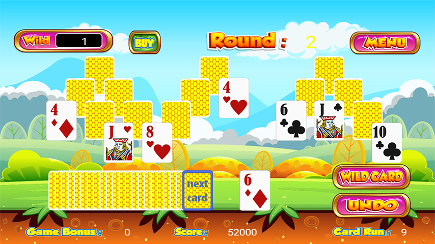 Tri Towers Tri Peaks Solitaire應用截圖第2張