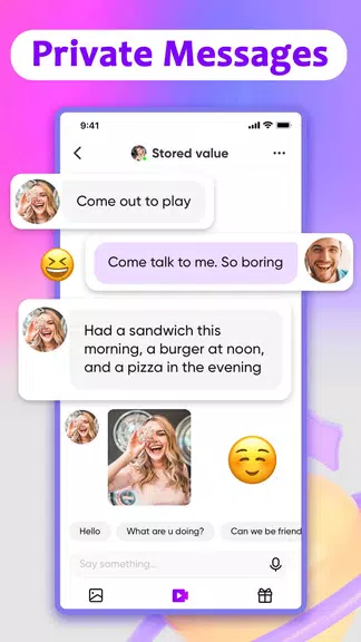 MatchU-Live, Meet People, Chat Captura de pantalla 2