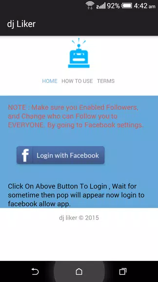 dj liker - free facebook likes スクリーンショット 0