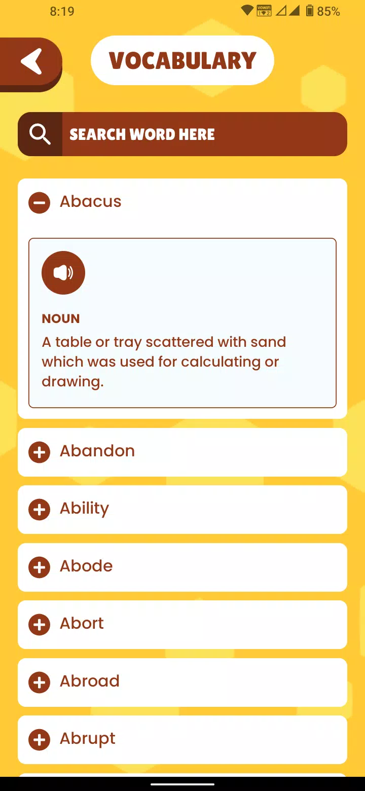 SpellBee Universe Schermafbeelding 1