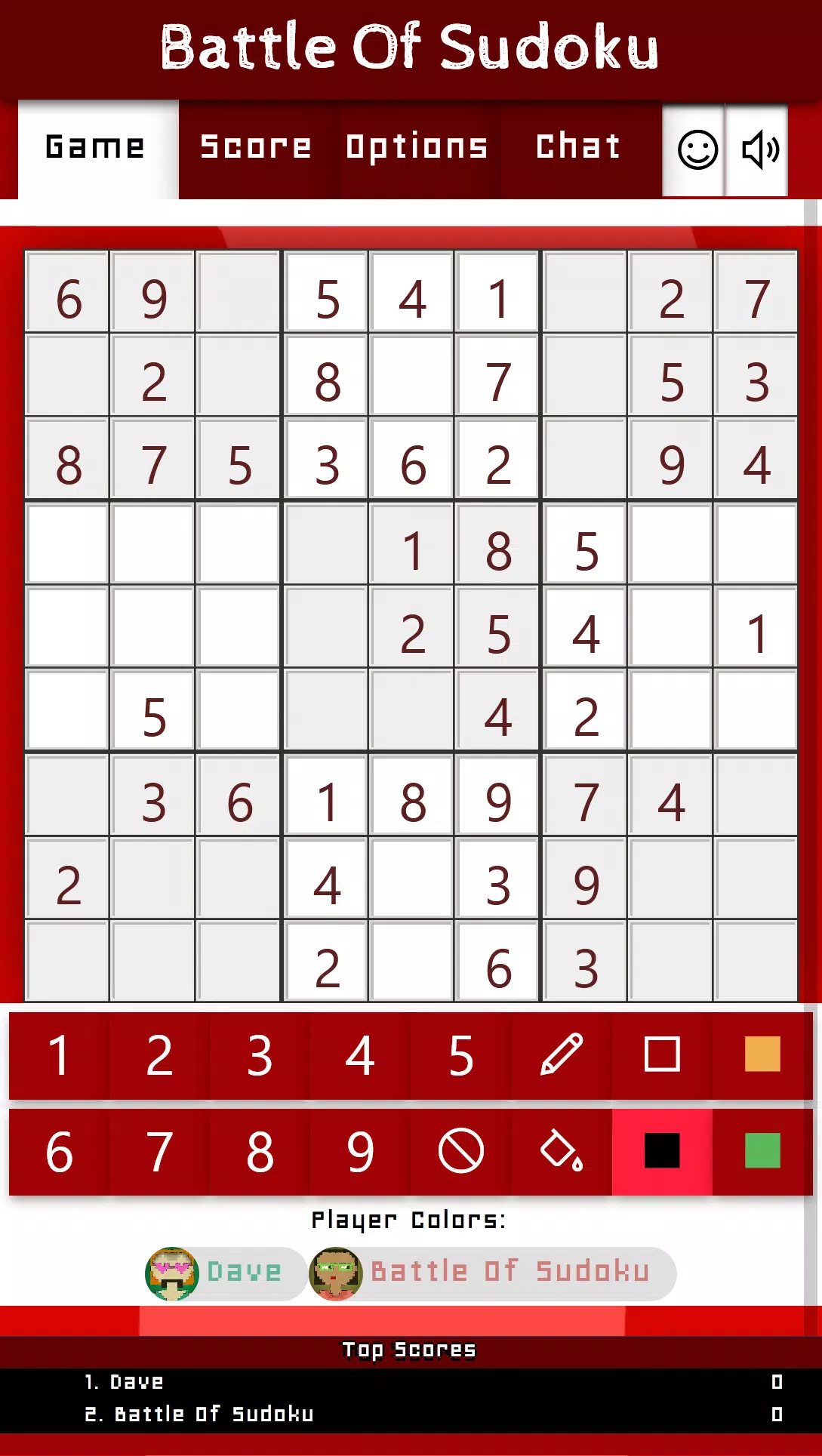 Battle Of Sudoku ဖန်သားပြင်ဓာတ်ပုံ 0