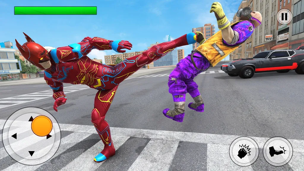 Rope Hero: Bat Superhero Games ภาพหน้าจอ 1