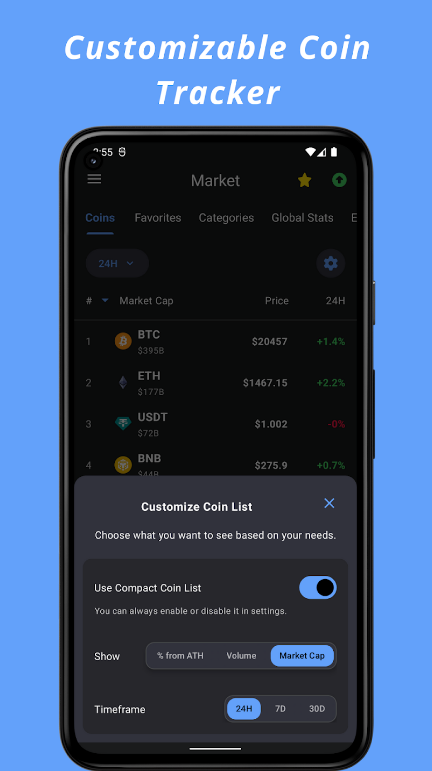 Schermata Crypto Hub Coin Stats Tracker 2