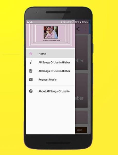 All Songs Of Justin Bieber Offline Tangkapan skrin 3