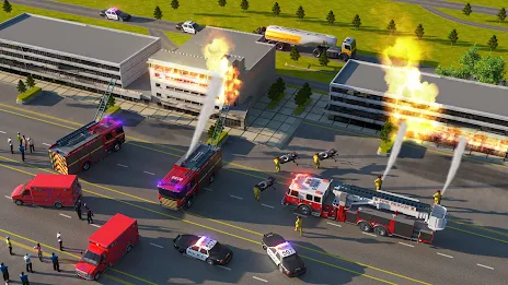 911 Rescue Fire Truck 3d Games應用截圖第1張