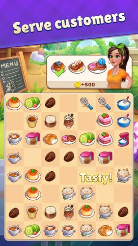 Merge Cafe: Cooking Theme應用截圖第3張