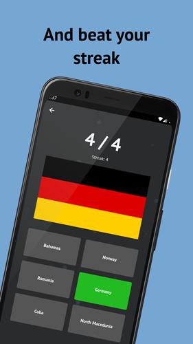 Schermata Country Flags: Geography Quiz 3