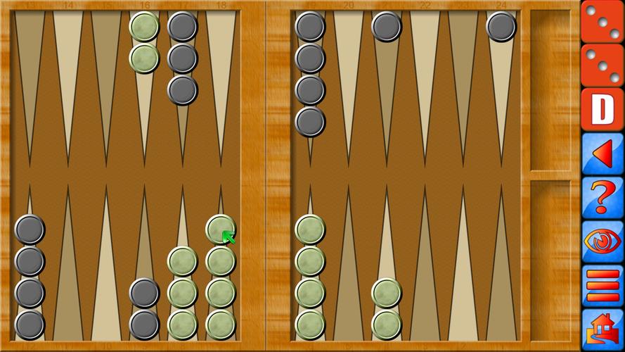 Backgammon V+ स्क्रीनशॉट 1