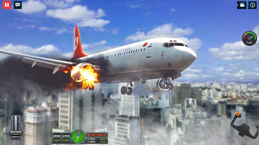 Airbus Simulator Airplane Game Schermafbeelding 2