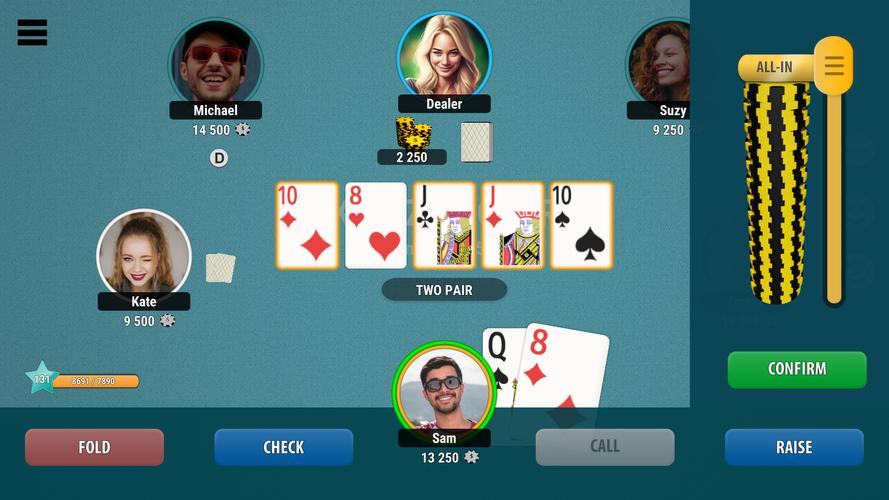 Kindza Poker Screenshot 2