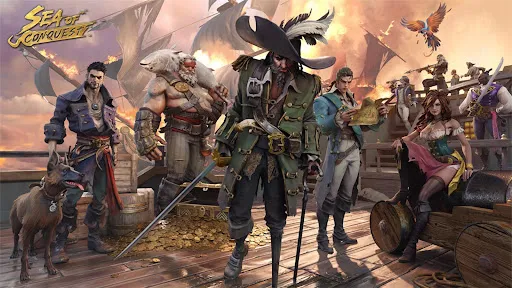 Sea of Conquest: Pirate War Ekran Görüntüsü 1