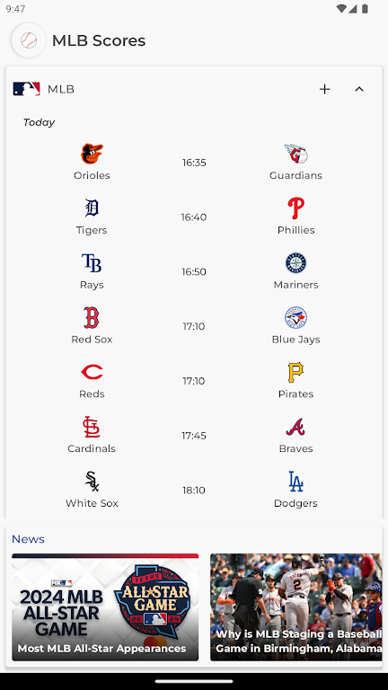 MLB Scores應用截圖第0張