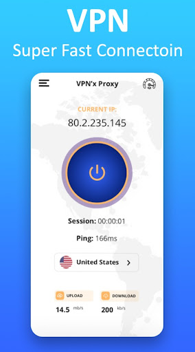 XXVPN - XX VPN Master - Super Ultra VPN ဖန်သားပြင်ဓာတ်ပုံ 1