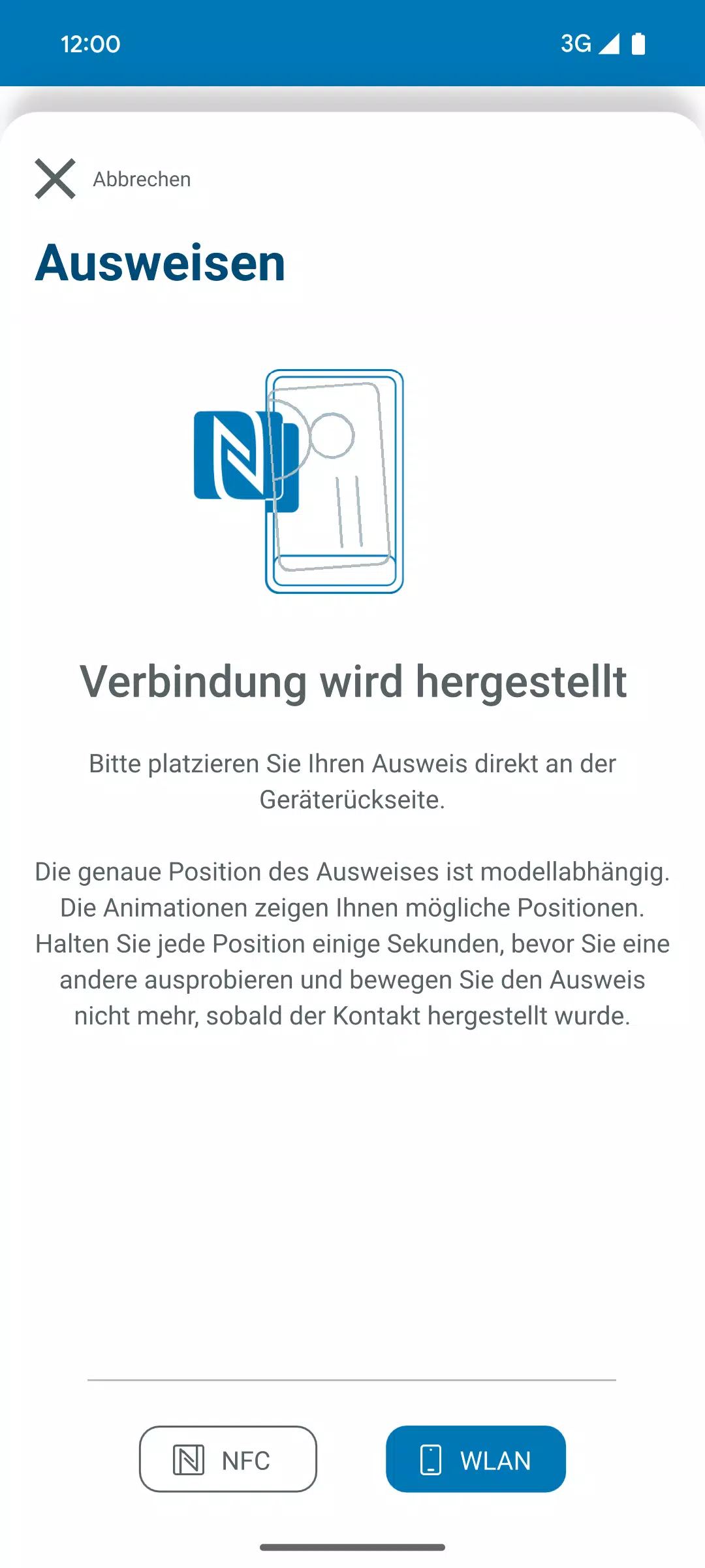 AusweisApp Bund Schermafbeelding 3