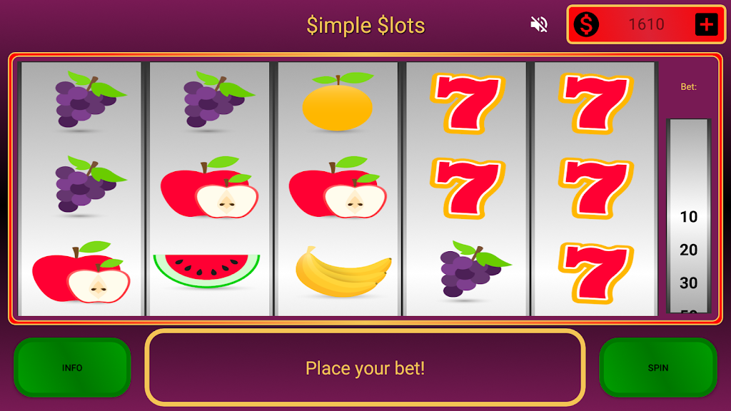 Simple Slots Tangkapan skrin 0