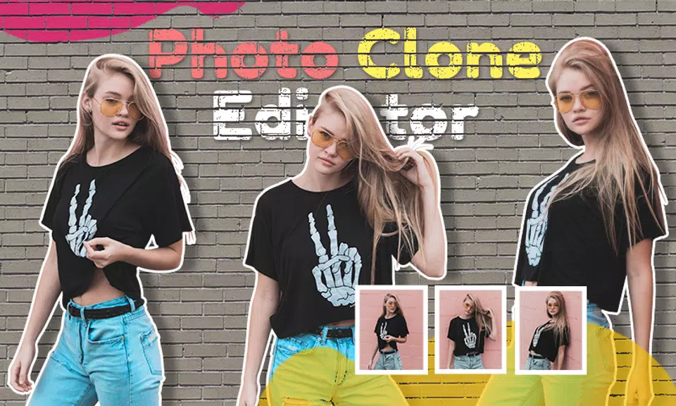 Photo Clone App twins Editor ภาพหน้าจอ 0