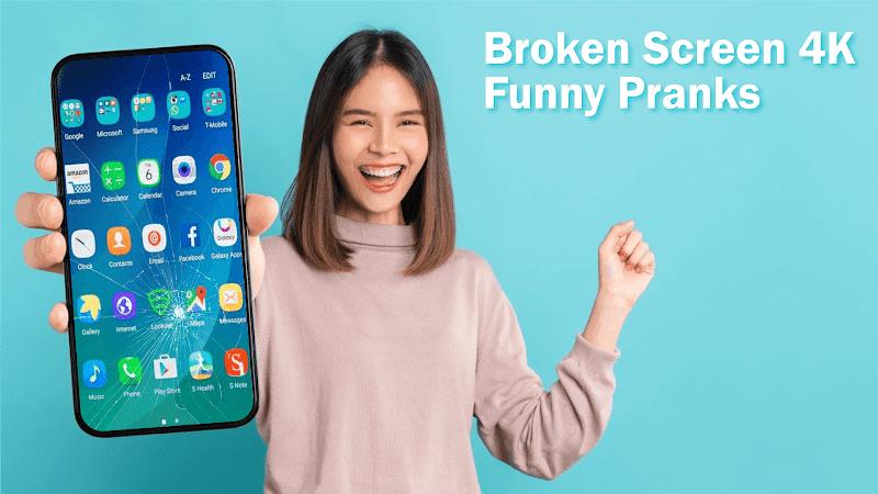 Broken Screen 4K Pranks Funny Ekran Görüntüsü 3