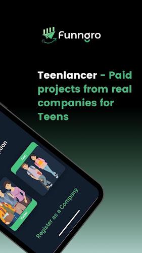 Funngro:Teens earn- Freelancer স্ক্রিনশট 2