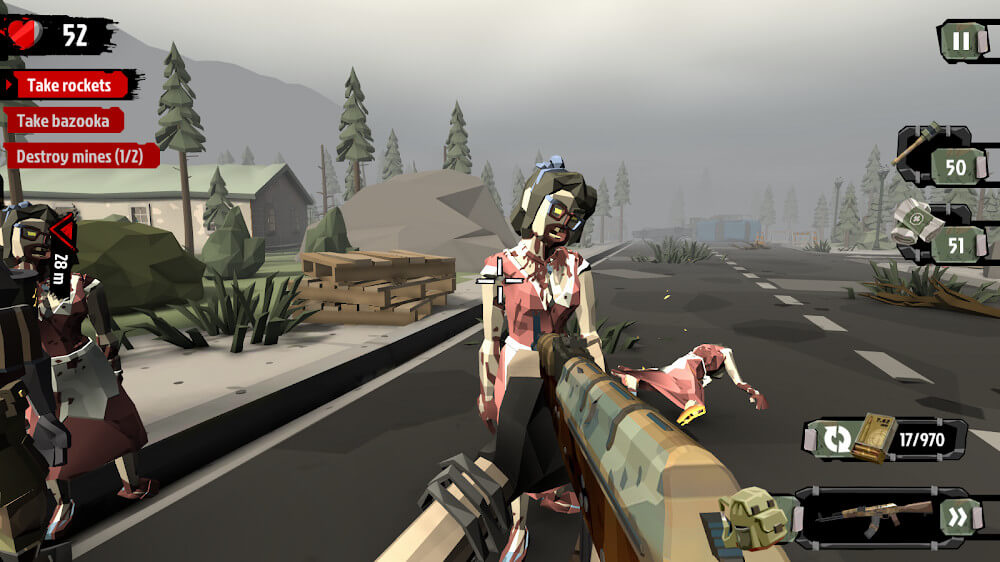 The Walking Zombie 2 Mod Ảnh chụp màn hình 2