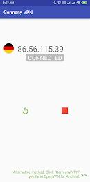 Germany VPN-Plugin for OpenVPN ภาพหน้าจอ 1