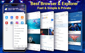 Web-Browser & Fast Explorer Screenshot 2