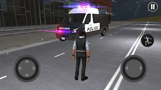 American Police Van Driving Captura de pantalla 1