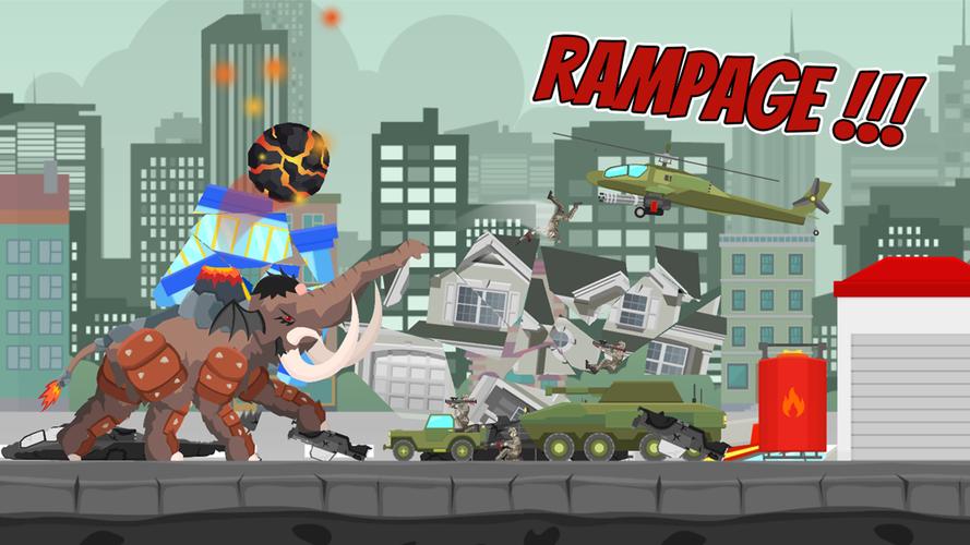 Hybrid Mammoth: City Rampage স্ক্রিনশট 3