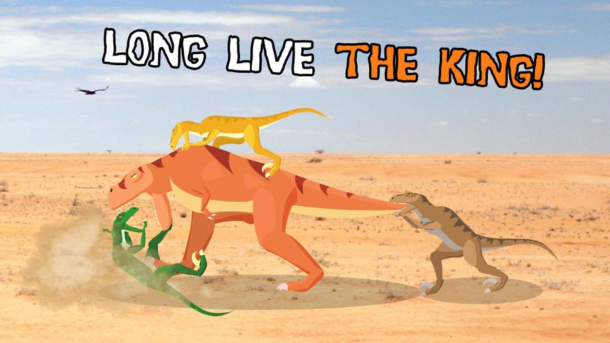 T-Rex Fights Raptors スクリーンショット 1
