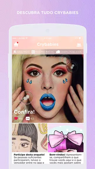 Schermata Crybabies Amino em Português 1