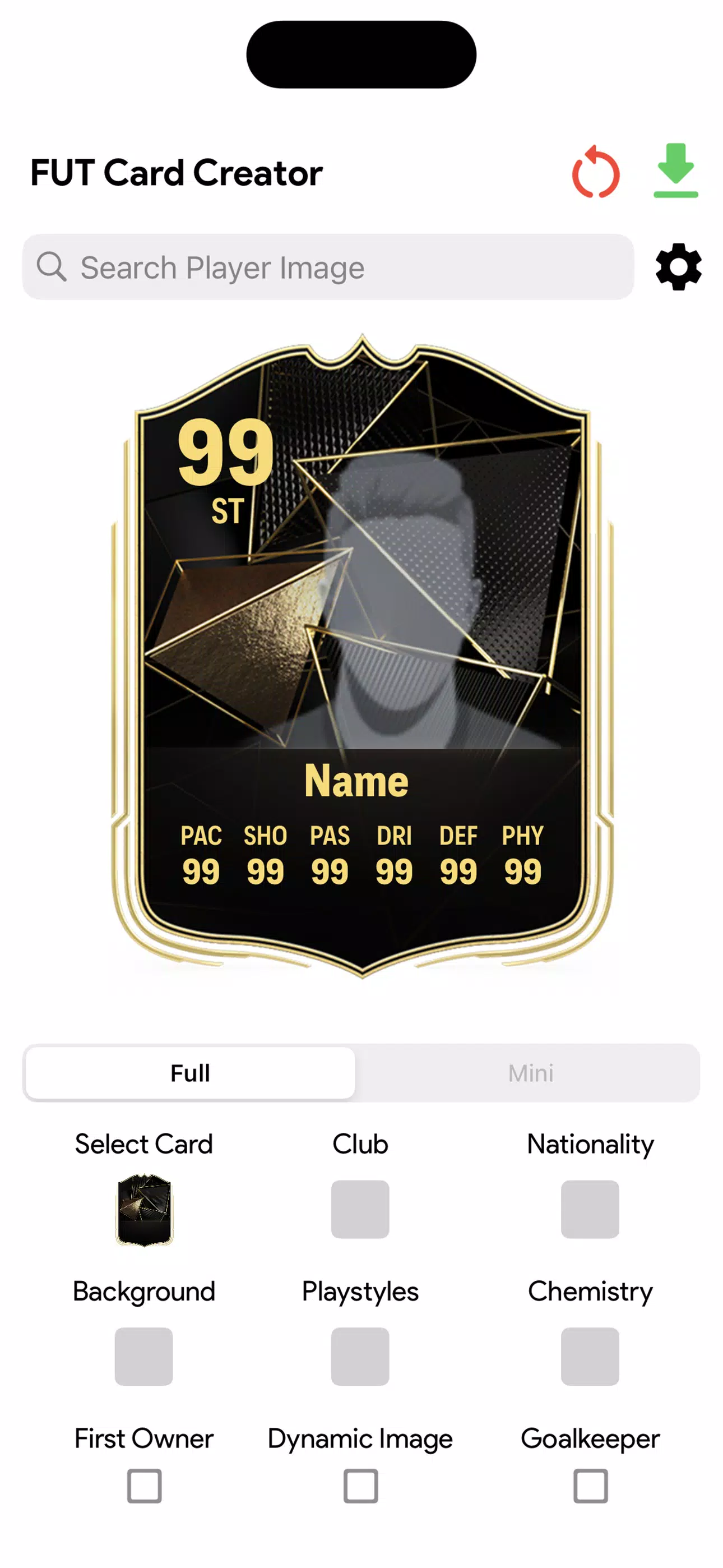 FC Card Creator 25应用截图第3张