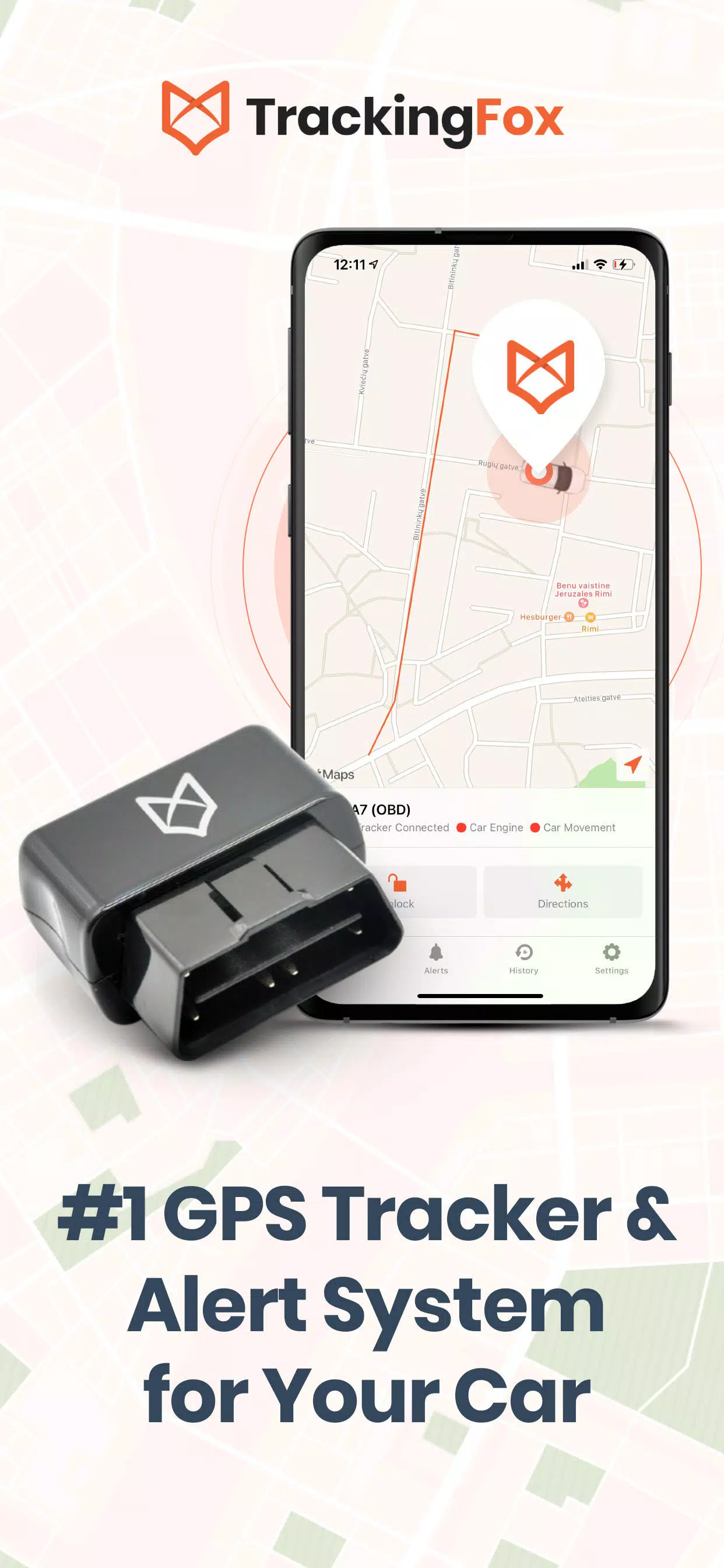 TrackingFox Car GPS Tracker ဖန်သားပြင်ဓာတ်ပုံ 0