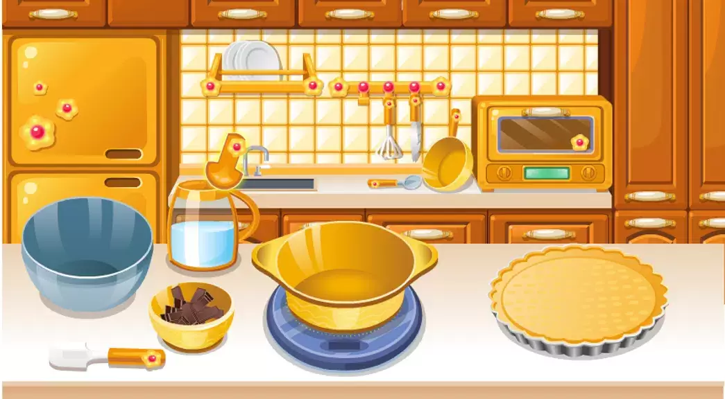 girls cooking games chocolate Ảnh chụp màn hình 2