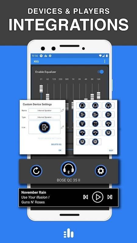 Equalizer & Bass Booster - XEQ スクリーンショット 2