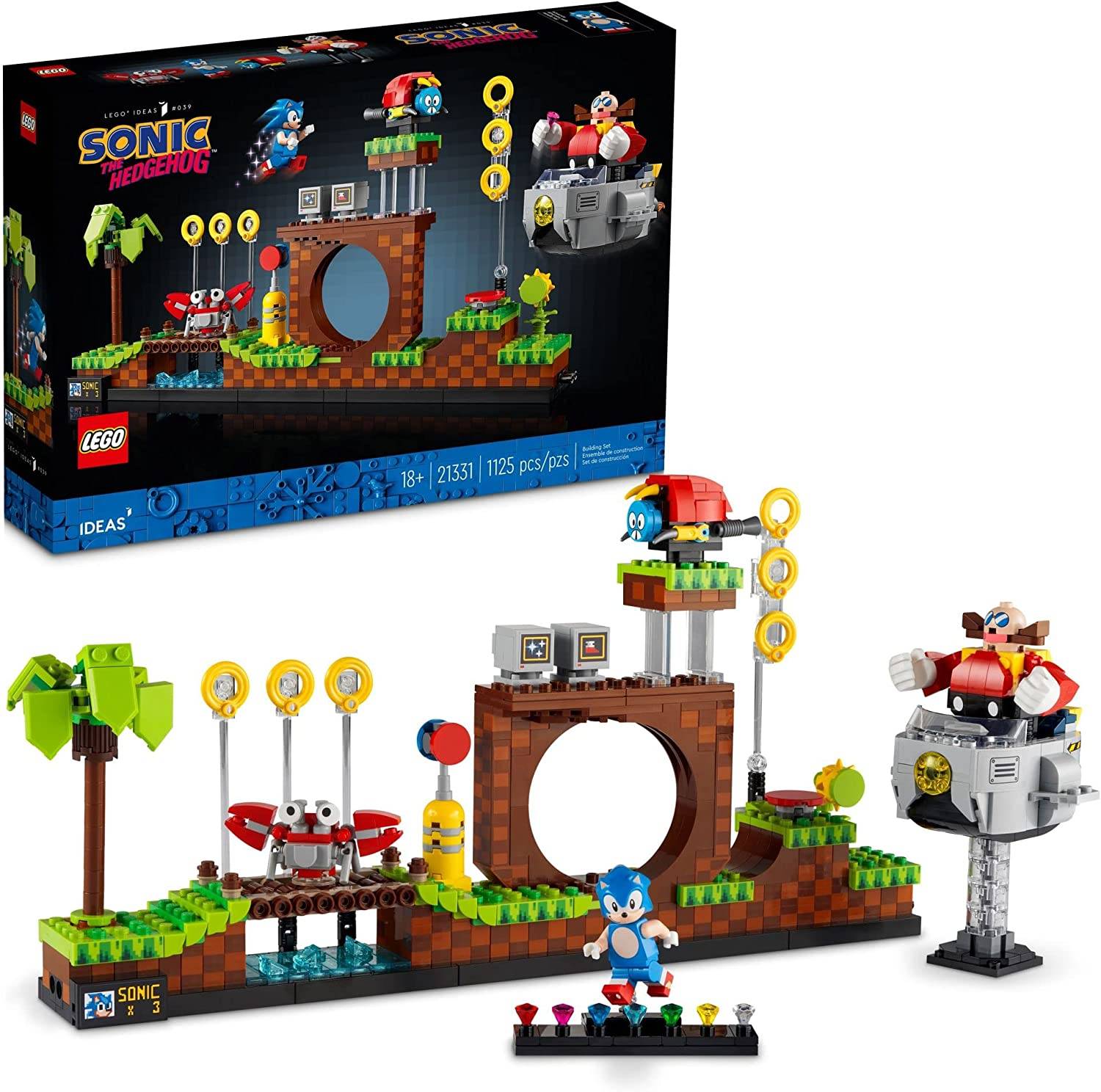 Sonic the Hedgehog Green Hill Zone LEGO Set