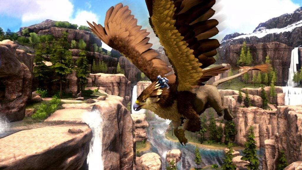 Entdecken Sie neue Biomes und zahme Griffins in der Ragnarok -Karte von Ark Mobile