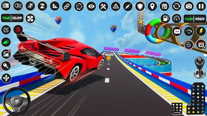 Ramp Car Stunt Racing-Car Game Schermafbeelding 1