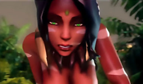 <p>마음을 사로잡는 Nidalee Queen of the Jungle 앱으로 쿠문구의 길들여지지 않은 정글에서 장대한 모험을 떠나보세요! 우리의 용감한 영웅은 이 신비롭고 위험한 땅에 발을 디뎠을 때 자신을 기다리고 있는 위험에 대해 전혀 알지 못합니다. 그의 용감한 동료들과 합류한 그들은 곧 야만적인 생물과 피에 굶주린 식물의 사냥을 당하게 됩니다. 목숨을 걸고 싸우는 우리의 영웅은 탈출을 위해 위험한 풍경을 헤쳐나가야 합니다. 갑자기 그는 잠에서 깨어나 매혹적인 니달리와 마주하게 되었고, 니달리는 그에게 자신을 구원할 기회를 제공합니다. 하지만 조심하세요. 이 앱은 Nidalee와의 스릴 넘치는 만남과 화끈한 순간을 제공하는 소심한 사람들을 위한 것이 아닙니다. 놀라운 그래픽과 예상치 못한 반전으로 인해 이 앱은 여러분을 긴장하게 만들 것입니다! 이 짜릿한 경험을 완벽하게 즐기려면 장치가 필수 사양을 충족하는지 확인하세요. 도전할 준비가 되셨나요?</p>
<p><img src=