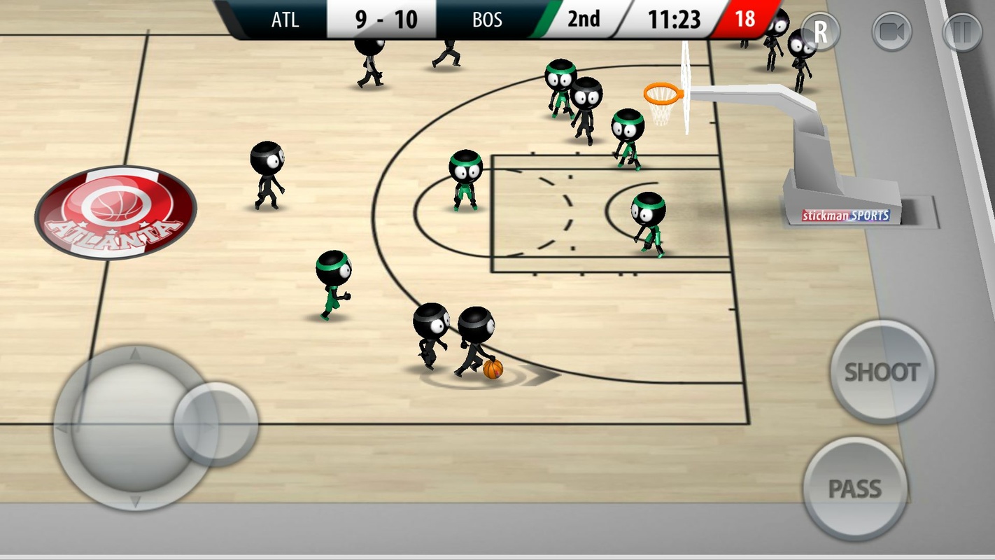 Stickman Basketball 2017 ภาพหน้าจอ 0