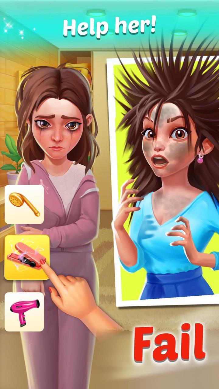 Family Town: Match-3 Makeover Ảnh chụp màn hình 2