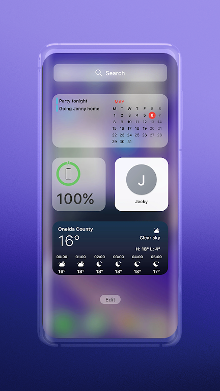 Widgets: ios 17 theme Скриншот 2