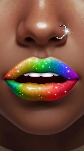 Lip Art Beauty DIY Makeup Game應用截圖第1張