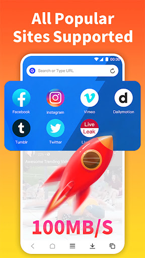 Tube Video Downloader & VPN স্ক্রিনশট 1